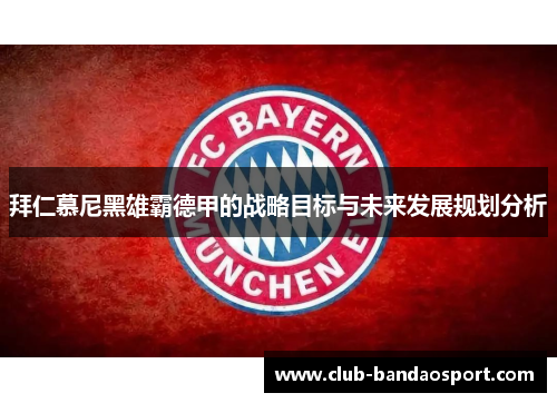 拜仁慕尼黑雄霸德甲的战略目标与未来发展规划分析